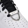 Nike Air Force 1 07 Premium Silver Chain - Белые мужские кроссовки Черный металл-серебристый DA8571-100