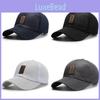 Black Korean Style Baseball Cap With Breathable Mesh For Summer Outdoor Activities