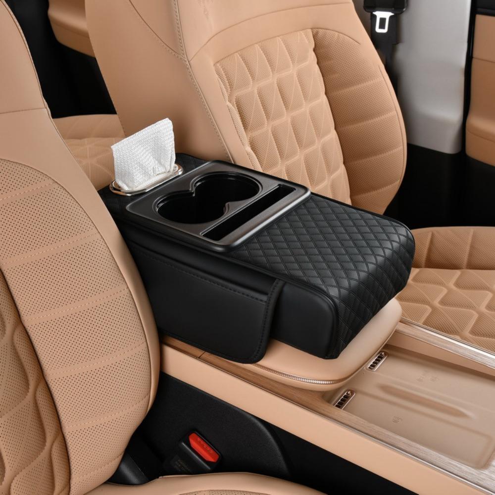 Side Storage Pockets Car Console Console Pillow Large Capacity Auto Armrest Cover Trucks