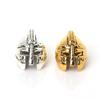 10Pcs Metal Loose Beads Cap Charm for Jewelry Making Bracelet Accessories