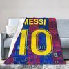 Argentina Number 10 Football Soccer Flannel Blanket Messied Awesome Throw Blanket for Home Hotel Sofa  150*125cm Bedspread