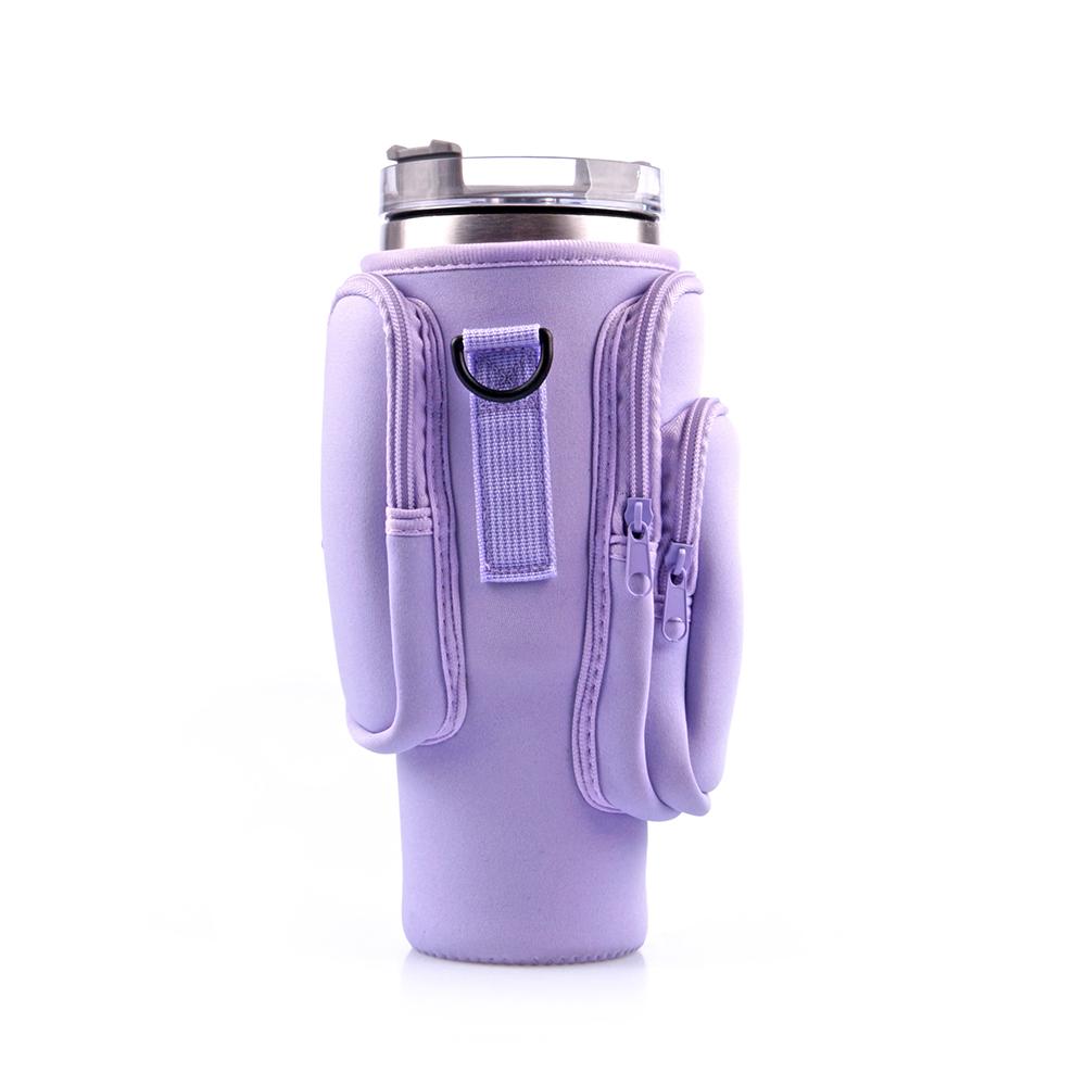 1pc Crossbody Bag Insulated Water Bottle Cover Sleeve for Cup Anti-fall 30oz/40oz Tumbler Protective Carrier Pouch Strap