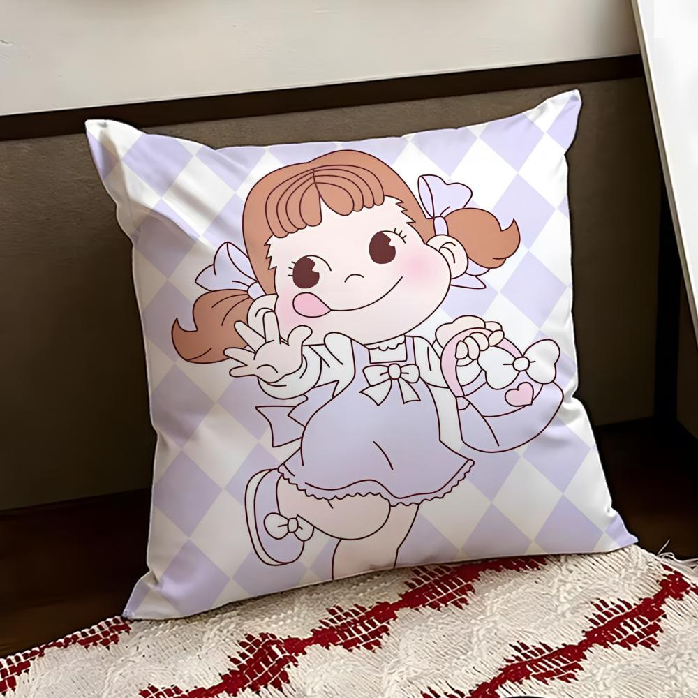 Cute Candy Brand FFujiyaS Cushion Cover Reversible Soft Durable Pillow Cover Home Car MultiScene Use for Daily Comfort
