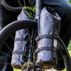 5L Bicycles Pannier Bag Portable Saddle Bag with Reflective Stripes Waterproof Front Fork Bag with Front Bike Rack