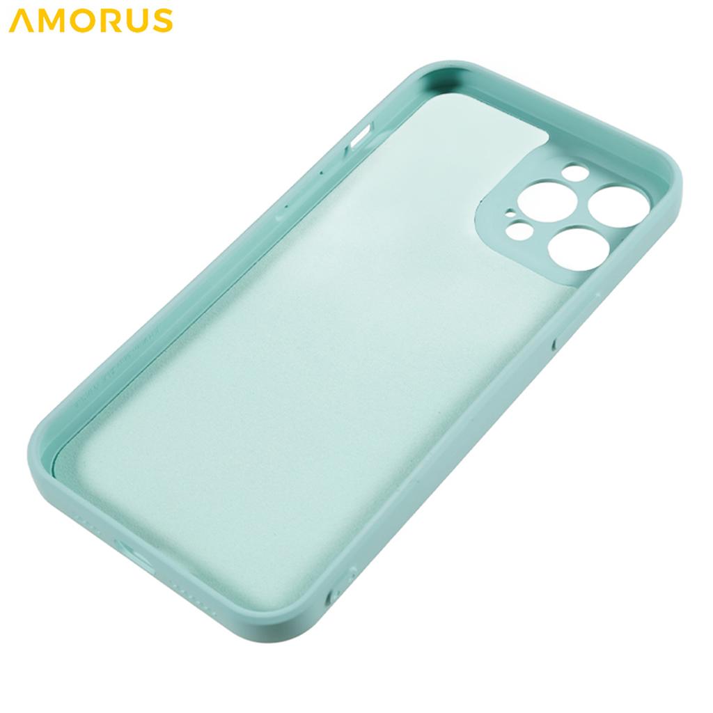 For iPhone 12 Pro Max Case Precise Cutouts TPU Fiber Lining Shockproof Phone Cover