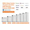 All in 1 30Kwh Solar Inverter Stacked Lithium Battery Home Energy Storage 8000 Cycle 40KWH LiFePO4 AKKU 400V LiFePO4 Battery