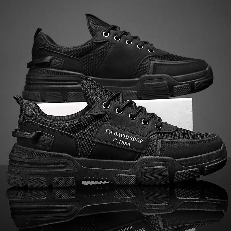 Fashion Lightweight Men's Work Shoes British Style Casual Board Shoes Comfort Man Sports Shoes Trendy Sneakers Men Boots