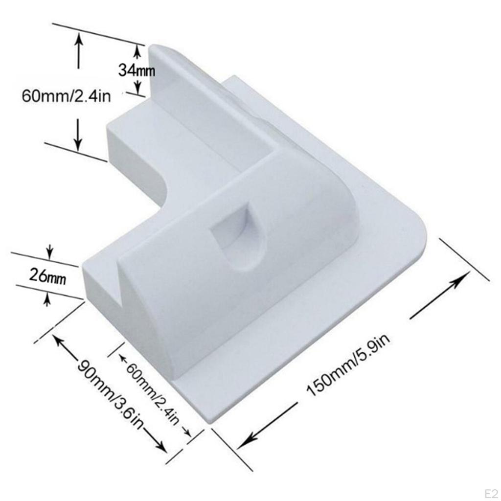Комплект монтажных кронштейнов Аксессуары для лодок Прочные панельные крепления для транспортных средств, лодок, кемпинга, фургонов, автодомов