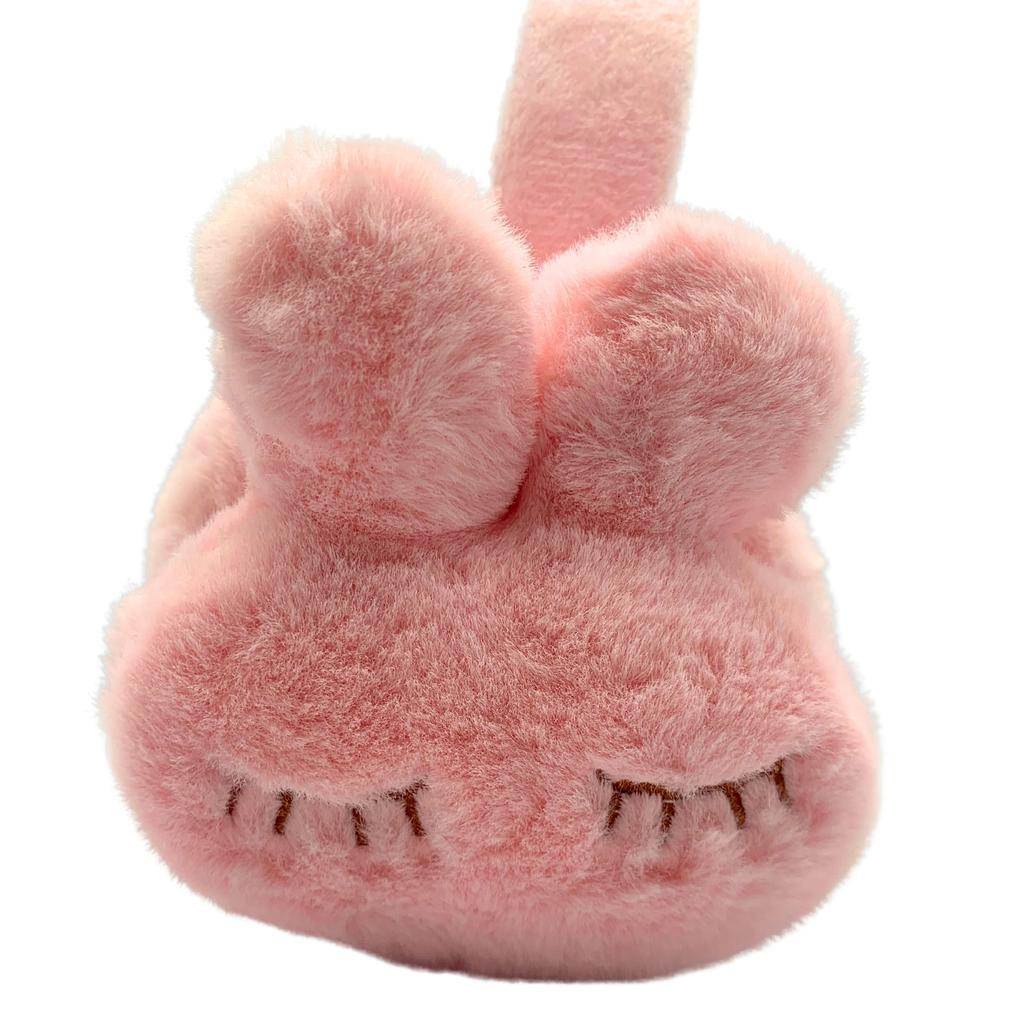 Winter Women's Children's Rabbit Fur Warm Plush Earmuffs