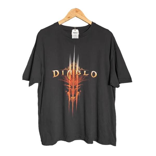 Новая одежда Винтажная футболка Diablo Blizzard Игровая ретро футболка с графикой видеоигры CF Унисекс футболка