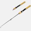 Мини Телескопическая Удочка для Зимней Рыбалки Портативная Удочка из Углеволокна для Речной Ловли Креветок Карпа Зимние Удочки Снасти 60/80/100см