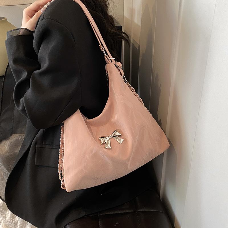 Повседневный мягкий женский рюкзак большой емкости, новый стильный рюкзак, модная вышитая бабочка, простая сумка-тоут на одно плечо