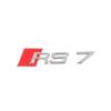Car ABS Letter Emblem Q5 RS series Fender Trunk Rear Styling Sticker Accessory For RS3 RS4 RS5 RS6 RS7 RS8