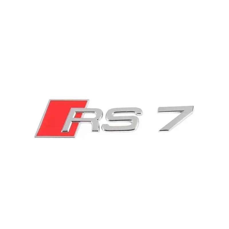 Car ABS Letter Emblem Q5 RS series Fender Trunk Rear Styling Sticker Accessory For RS3 RS4 RS5 RS6 RS7 RS8