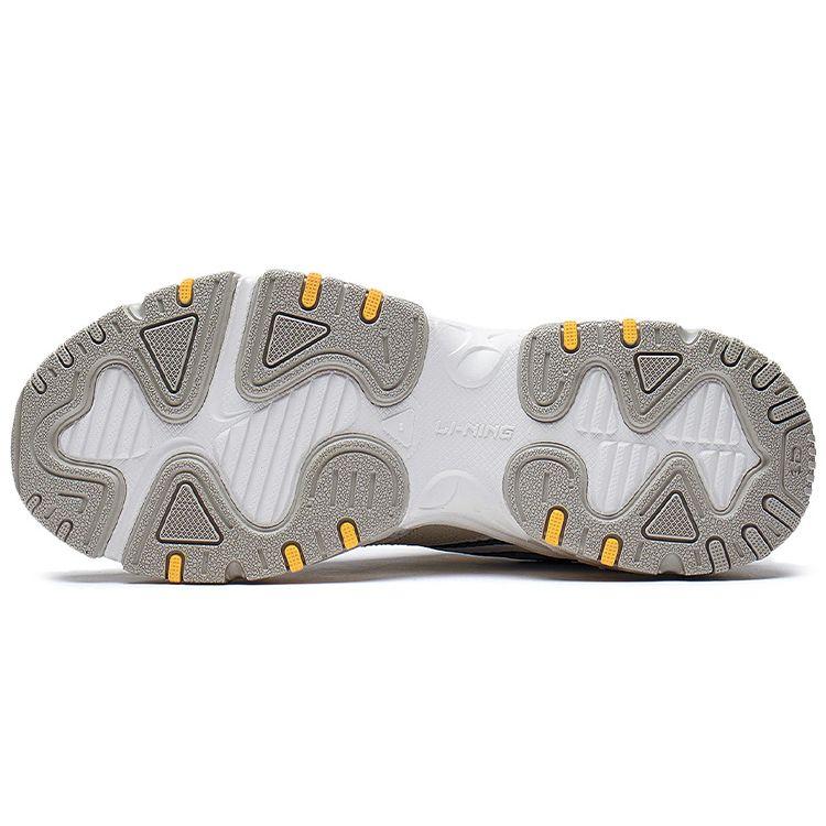 Li Ning New Path 2.0 Trend Shock Absorbation Low Top Sports Casual Shoes Men Sneakers Gray White Green AGLS051-3