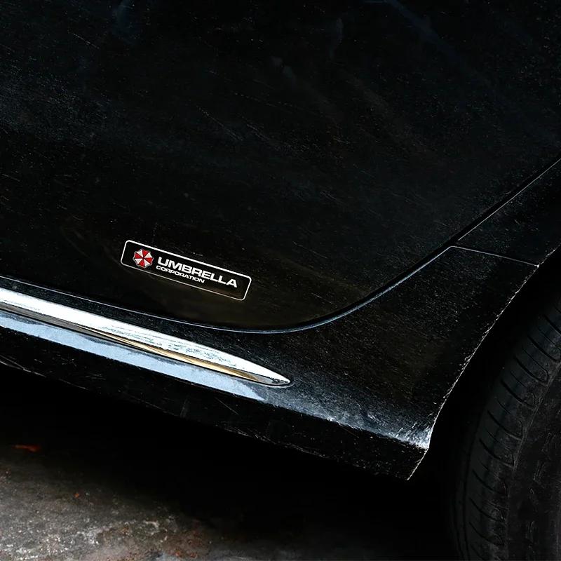 1 X Umbrella 3D Metal Car Emblem Decal Badge Sticker