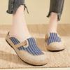Printed Summer Women Shoes Casual Breathable Canvas Loafers Women Flat Fishmen Shoes Espadrilles Zapatos De Hombre