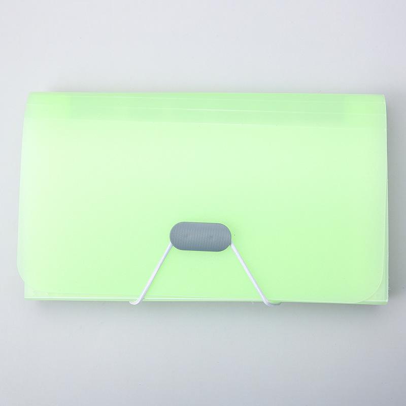 A6 Waterproof 13-Pocket Mini Accordion Document Holder