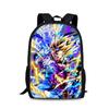 Нейлоновый рюкзак с принтом Гоку из Dragon Ball, идеально подходящий для студентов и повседневного использования.