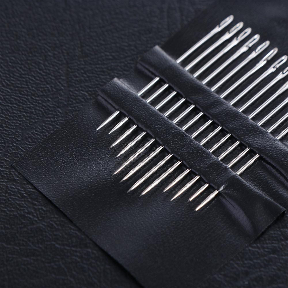 12 шт. Разноразмерные иглы для слепого шитья из нержавеющей стали, иглы для вдевания нити, швейные иглы, ткани