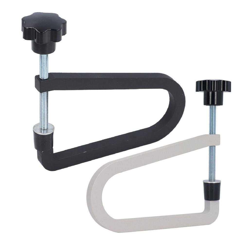 Acoustic Guitar Bridge Clamp Cast Steel Deep Throat U Clamp Folk Guitar Repair Tool