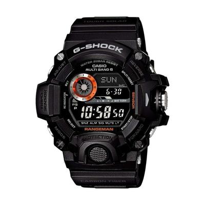 Часы Casio Rangeman Радио-Солнечные GW-9400BJ-1JF Мужские Черный/Оранжевый