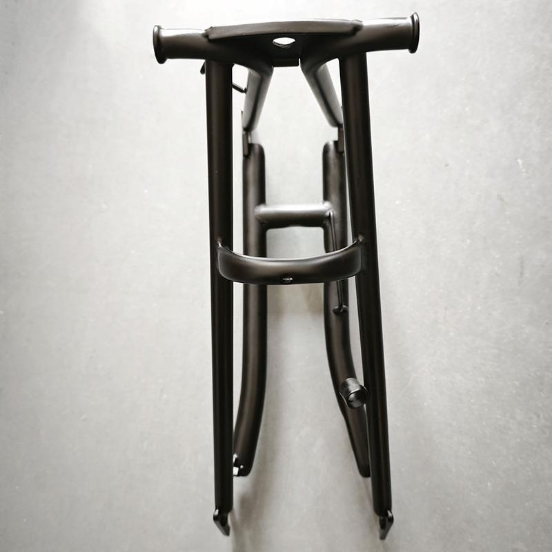 ACEOFFIX Black Rear Triangle for Folding Bike Frame Chrome Molybdenum Steel Rear Rack Accessories