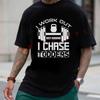 Gym I Work Out Just Kidding Funny Graphic Moto T-Shirt Motorrad Fans Summer Cotton Men Short Sl
