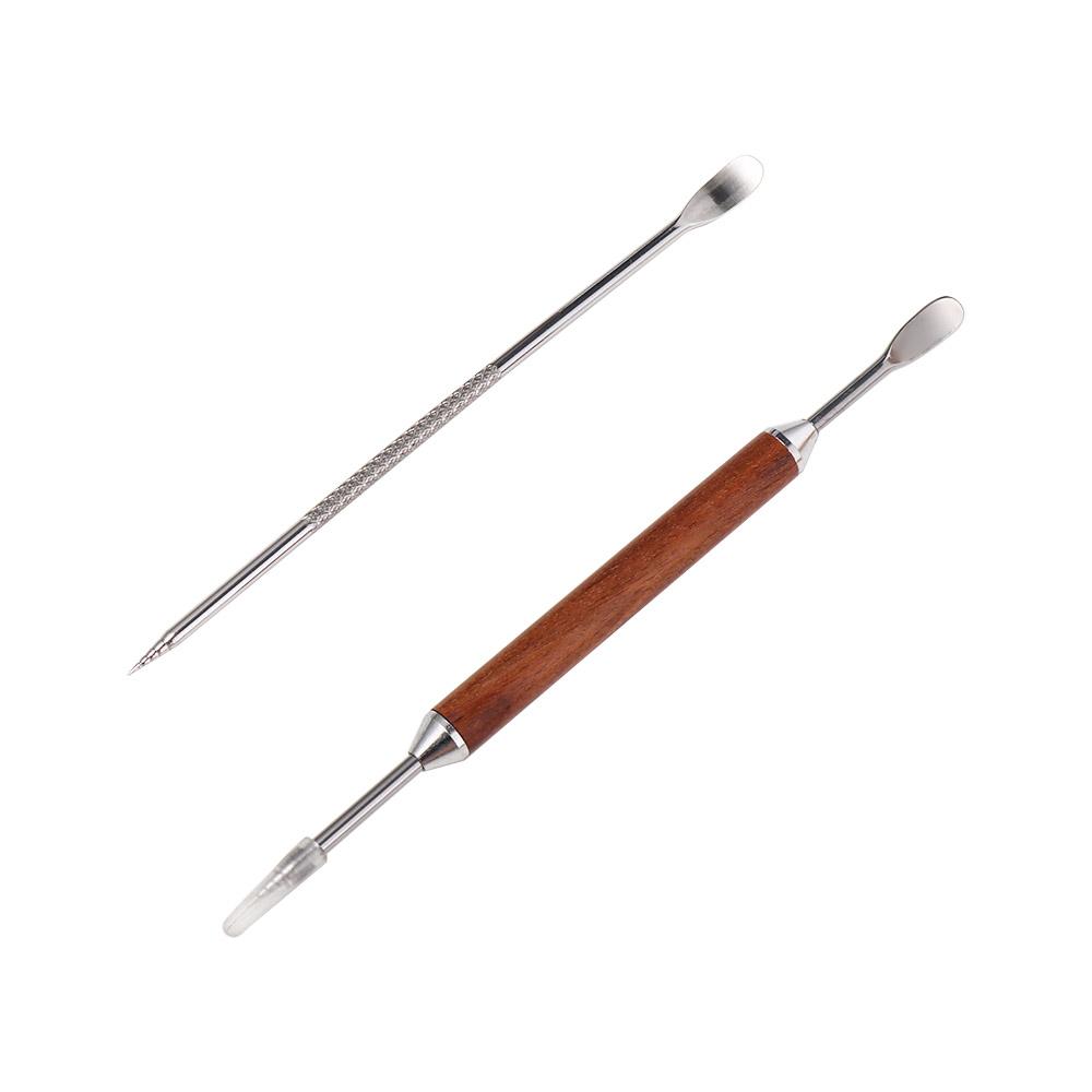 with Box Coffee Latte Art Pen with Wood Handle Espresso Accessory Coffee Art Needles  Barista