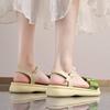 Fashion In The Forest Synthetic Leather Summer Indoor Slippers Women's Tennis Shoes Anti-slip Sandal Sneakers Sport