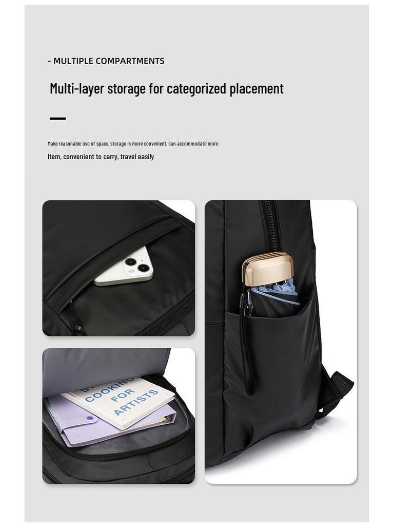 Men's Ultralight Large Capacity Laptop Backpack for Business and Casual Commuting