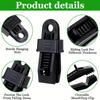 5/10PCS Shade Cloth Plastic Clip Adjustable Elastic Wind Rope Buckle Canopy Windproof Fixing Buckle Tent Pegs Camping Accessorie