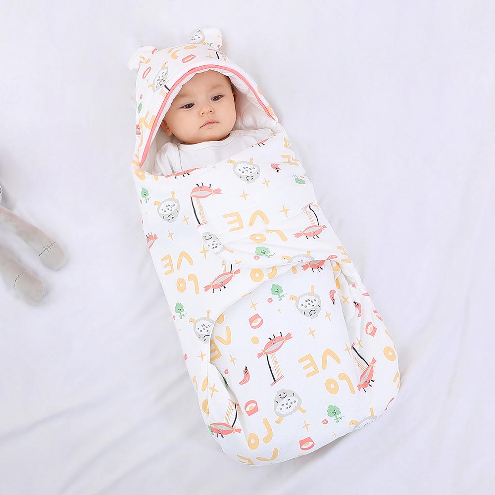 Butterfly Newborn Baby Swaddle Blanket - Pure Cotton, Thick for Spring, Autumn & Winter