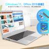 Laptop with Windows MS Office Celeron 8GB DDR4 512GB Expandable FHD IPS 1920x1080 Japanese 1MP 5G Silver 15.6-inch 11, 2019, N4020, RAM, SSD, SSD,