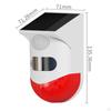 Solar Motion Alarm Powered Lightweight 120dB for Driveway Home