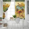 Ферма Жизнь Петух Курица Подсолнух Домашний Декор Оконные Шторы Спальня Кухня Шторы Панельные Шторы для Гостиной