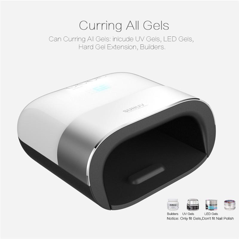Sunuv 48W Sun3 Smart 2.0 Led УФ-лампа для ногтей Светодиодная лампа для сушки ногтей УФ-лампа