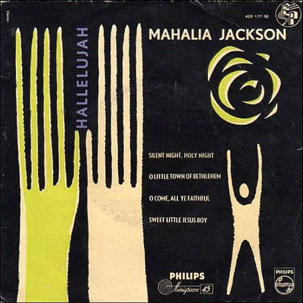 7-дюймовая пластинка MAHALIA JACKSON Hallelujah 429177BE Philips 1958 Нидерланды Блюз Б/у