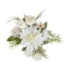 1 Bouquet Artificial Flower No Watering Decorative Portable Beautiful Faux Silk Dahlia Branch Artificial Flower for Wedding
