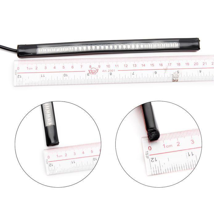 2016 Flexible Motorcycle Light Strip 8 Soft 48 LED Tail Brake Stop Turn Lamp