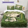 Snoopy Sitting and Counting Money – A Comfortable and Warm Bedding Set, The Perfect Choice To Decorate Your Bedroom.