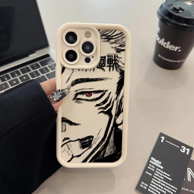 Чехол для телефона Аниме Jujutsu Kaisen Для vivo Y28 Y03 Y17s Y19s Y100 Y78 Y36 Y27 Y16 Y77 Y75 Y35 Y22s Y02 Y72 Y76 4G 5G