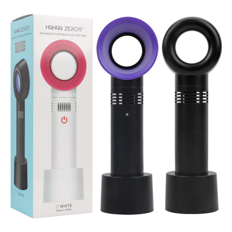 Portable Bladeless Handheld Fan with USB Charging for Eyelash Extensions