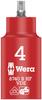 Wera 8740 B VDE Insulated Holding Function Bit Socket SW 004900 4.0