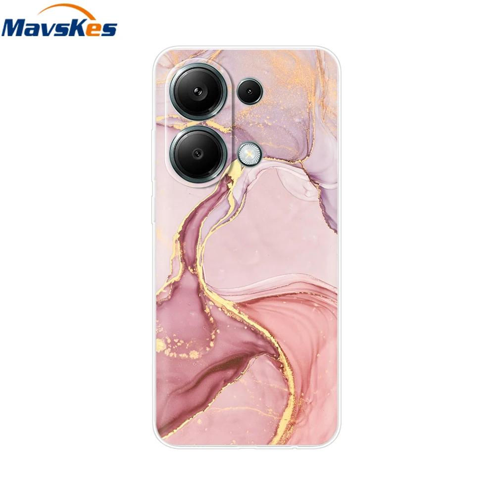 Soft Clear TPU Case For Xiaomi Redmi Note 13 4G Case Silicone Bumper Back Cover Fundas For Redmi Note 13 Pro 4G Phone Cases Etui