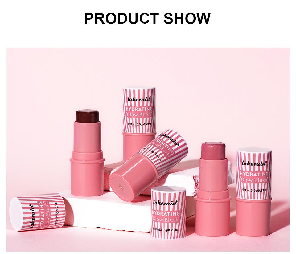 5 Colors Of Water Gloss Powder Blusher Stick Naturally Brighten The Silhouette And Create A Perfect Makeup