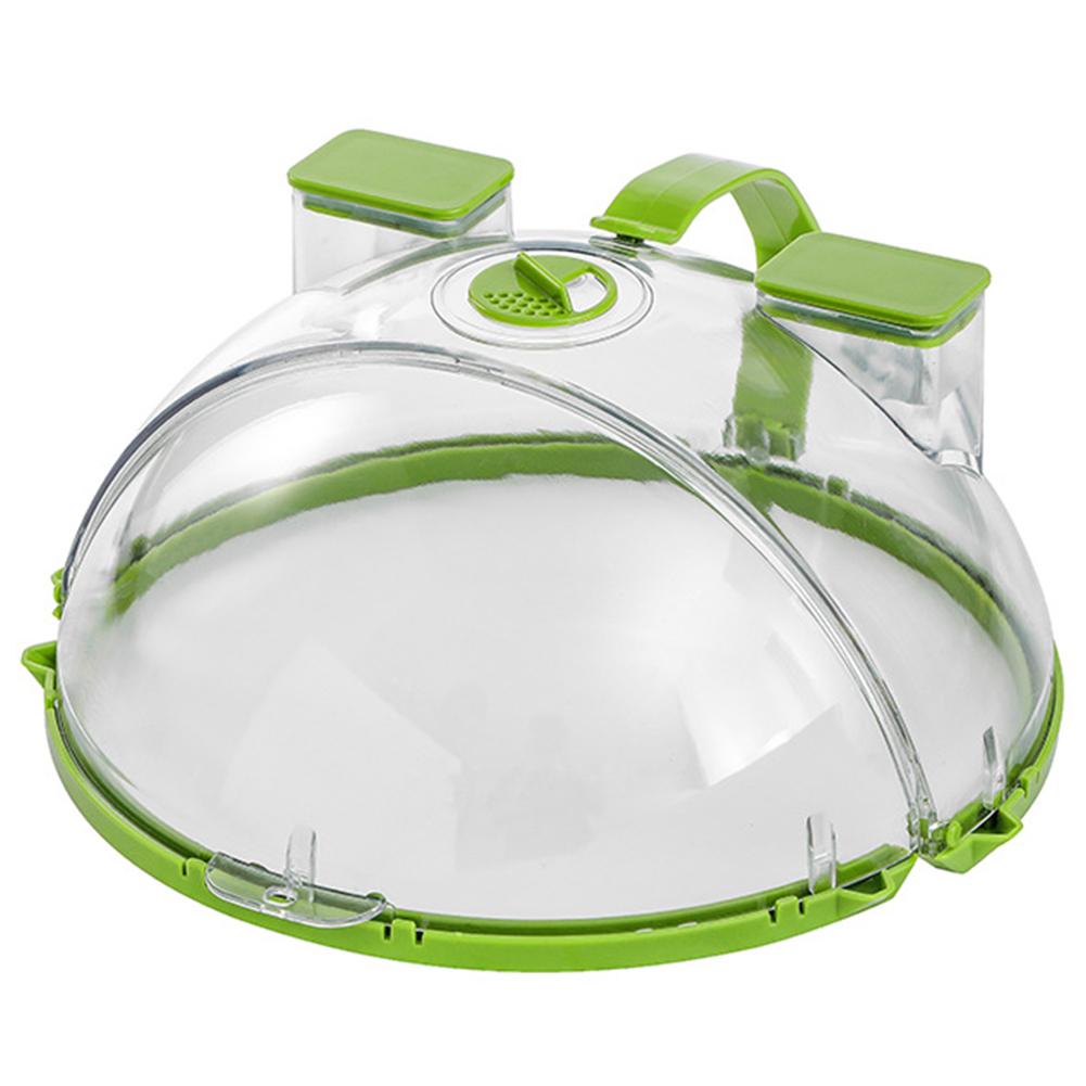 Крышка от брызг в микроволновой печи для еды с пароваркой и ручкой, крышка для миски, защита от брызг в микроволновой печи, гаджеты для домашней кухни