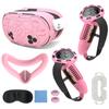7 In 1 Accessories Meta Oculus Quest 3s 3 S VR Headset Cover Controller Grips Hand Strap Face Pad Silicone Facial Interface Lens