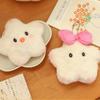 Plush Stuffed Squeeze Plush Keychain Soft Chirping Star Pendant Siamese Cat Keyring  Bag Hanging