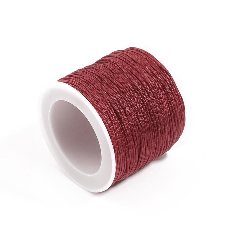 Нет. 72 Нить из нефрита Плетеный шнур Набор материалов для браслета и ожерелья DIY